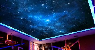 Натяжной потолок звездное небо Стрежевой, цена от 5302 руб.