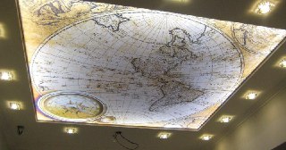 Натяжной потолок с фотопечатью Стрежевой, цена от 6294 руб.